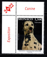 MONACO 2022 - EXPOSITION CANINE INTERNATIONALE  - NEUF ** - Neufs