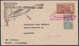 F-EX24309 BRAZIL BRASIL 1933 CONDOR ZEPPELIN TO GERMANY. SEP / 1933. - Aéreo (empresas Privadas)