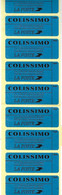 Autocollants Autocollant - COLISSIMO Bleu - La POSTE - Bande De 9 - Parfait état - Format 80 X 30 Mm - Autocollants