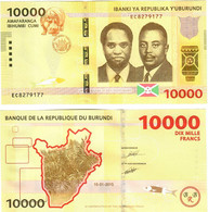 Burundi 10000 Francs 2015 UNC - Burundi