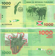 Burundi 1000 Francs 2015 UNC - Burundi