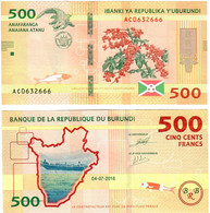 Burundi 500 Francs 2018 UNC - Burundi