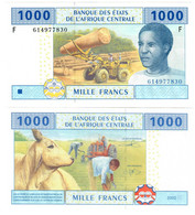 Equatorial Guinea 1000 Francs CFA 2002 (2015) UNC "F" - Guinea Ecuatorial