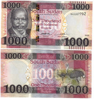 South Sudan 1000 Pounds 2020 (2021) UNC - Südsudan