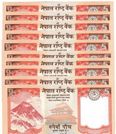 Nepal 10x 5 Rupees 2020 UNC - Népal