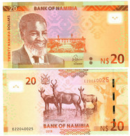 Namibia 20 Dollars 2018 UNC - Namibie