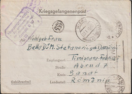 Prisoner Of War: Romanian POW Letter To Romania From POW Camp OFLAG XIII B In Hammlburg, Germany With Vienna - Militaria