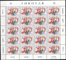 Féroé - Färöer - Faroe - Danemark Bloc Feuillet 1985 Y&T N°F110 à F111 - Michel N°KB116 à KB117 *** - EUROPA - Feuilles Complètes Et Multiples