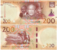 Lesotho 200 Maloti 2021 UNC - Lesotho