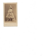 PAULINE MERCIER DANSEUSE A L'OPÉRA DE PARIS VERS 1850 PHOTOGRAPHIE SUR CARTON CDV PAPIER ALBUMINÉ - Berühmtheiten