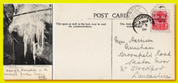 1906 Australia Jenolan Caves Postcard Posted Sidney To England - Cartas & Documentos