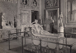 CARTOLINA  ROMA,LAZIO,MUSEO BORGHESE-SALA I,PAOLINA BORGHESE BONAPARTE IN FIGURA DI VENERE VINCITRICE,NON VIAGGIATA - Musées