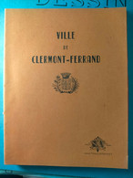 Rare Ancien Livre  Cahier D'Ecole Ville De  CLERMONT FERRAND Orange  100% Vierge à Carreaux Vergé CALLIGRAPHE - 0-6 Ans