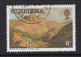 St Helena: 1976/82   Aquatints And Lithographs Of St Helena Set   SG322A   6p   Used - Sint-Helena