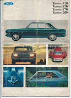 Automotive > Passenger Cars - Ford Taunus ,advertising Brochure - Voitures