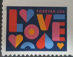 USA / Love - Unused Stamps