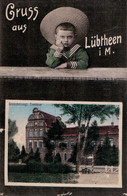 Gruss Aus Lübtheen In Mecklenburg. Grossherzogliches Seminar. 1909. - Lübtheen