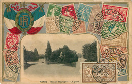 PARIS BOIS DE BOULOGNE - Timbres (représentations)