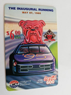 UNITED STATES AMERICA   THE INAUGURAL RUNNING/ COCA COLA/ RED DOG/ SPEEDWAY   $ 6,-   PREPAID MINT     ** 9434** - Amerivox