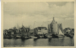 Enkhuizen Haven Met Vischafslag P. Used - Enkhuizen