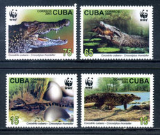 Cuba 2003 / Crocodiles WWF Reptiles MNH Cocodrilos Reptils Krokodile Reptilien / Ag17  32-17 - Otros