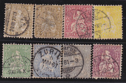 Suiisse     .   Y&T      .     42/48   (42A:  Aminci)   .     O   .       Oblitéré     .   /   .   Gebraucht - Used Stamps