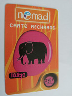 FRANCE/FRANKRIJK  NOMAD CARTE  LARGE /ELEPHANT  NOMAD OU SPOT    235FR  PREPAID  USED    ** 9441** - Prepaid: Mobicartes