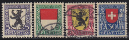 Suiisse     .   Y&T      .  214/217     .     O   .       Oblitéré     .   /   .   Gebraucht - Used Stamps