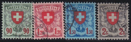 Suiisse     .   Y&T      .  208/211     .     O   .       Oblitéré     .   /   .   Gebraucht - Used Stamps