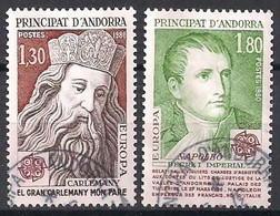 Andorra Franz.  (1980)  Mi.Nr.  305 + 306  Gest. / Used  (6ci10) EUROPA - Used Stamps