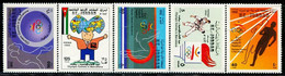 LA0661 Jordan 1992 Olympic Judo Flag And Other 5V MNH - Jordanie