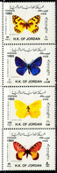 LA0662 Jordan 1993 Various Beautiful Butterflies 4V MNH - Jordanie