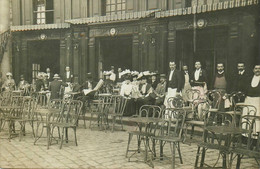 St Malo * Carte Photo * Devanture Du Café Du Chat Noir * Serveurs Commerce - Saint Malo