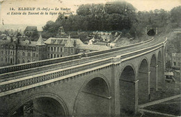 Elbeuf * Le Viaduc Et Entrée Du Tunnel De La Ligne Chemin De Fer De Rouen * Pont - Elbeuf