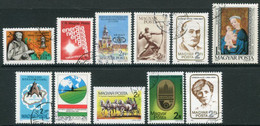 HUNGARY 1984 Eleven Single Commemorative Issues Used. - Usado