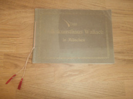 Katalog / Prospekt - Volkskunsthaus Wallach In München , 1921 , Trachten , Mode , Völkerkunde , Kunst , Handarbeit !!! - Rarità