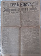 RARO GIORNALE L'ERA NUOVA QUOTIDIANO DELLA VENEZIA GIULIA 3 NOVEMBRE 1919 - Guerra 1939-45