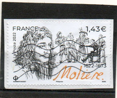 FRANCE   1,43 €    2022    Molière     Sur Fragment  Oblitéré - Oblitérés