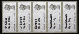 GB Post & Go 2008 Fast Stamps Self Adhesive Unmounted Mint Condition Type I - Post & Go Stamps