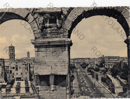 CARTOLINA  ROMA,LAZIO,PANORAMA VISTO DAL COLOSSEO,RELIGIONE,MEMORIA,IMPERO ROMANO,BELLA ITALIA,VIAGGIATA 1964 - Ponts