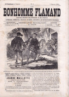 TRES RARE ! HEBDOMADAIRE * BONHOMME FLAMAND 1881 NR 6 * JOURNAL ILLUSTRE DES FLANDRES & DE L'ARTOIS - A LILLE - Zeitschriften - Vor 1900