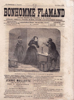 TRES RARE ! HEBDOMADAIRE * BONHOMME FLAMAND 1881 NR 16 * JOURNAL ILLUSTRE DES FLANDRES & DE L'ARTOIS - A LILLE - Magazines - Before 1900