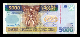 Costa Rica 5000 Colones 1996 Pick 266 MBC VF - Costa Rica