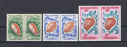 Wallis And Futuna 1963 - Marine Fauna Sea Shell - Airmail - Pair Of Stamps 3v - Complete Set - MNH ** Superb*** - Cartas & Documentos