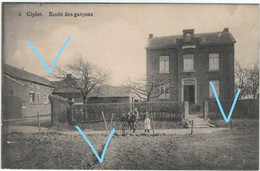 Braives - Ciplet - Ecole Des Garçons - Ed. Nestor Laflotte N°5 - Très Rare - Braives