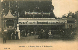 Limoges * L'exposition * Stand De La Brasserie MEÏER Et Compagnie * Grande Brasserie De L'industrie , Café Restaurant - Limoges