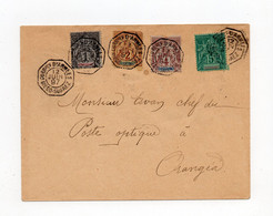 !!! CACHET CORRESP D'ARMEE DIEGO SUAREZ DE 1897 SUR LETTRE POUR ORANGEA - Cartas & Documentos