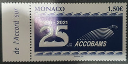 Monaco / 2021 / Accobams - Unused Stamps
