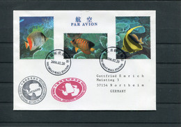 2006 China The Great Wall Station CHINARE Antarctic Research Penguin Antarctica Cover. Tropical Fish - Cartas & Documentos