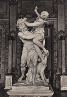 CARTOLINA  ROMA,LAZIO,MUSEO BORGHESE-PLUTONE RAPISCE PROSERPINA-OPERA DI G.L.BERNINI (DA NAPOLI 1598-1680),NON VIAGGIATA - Musées